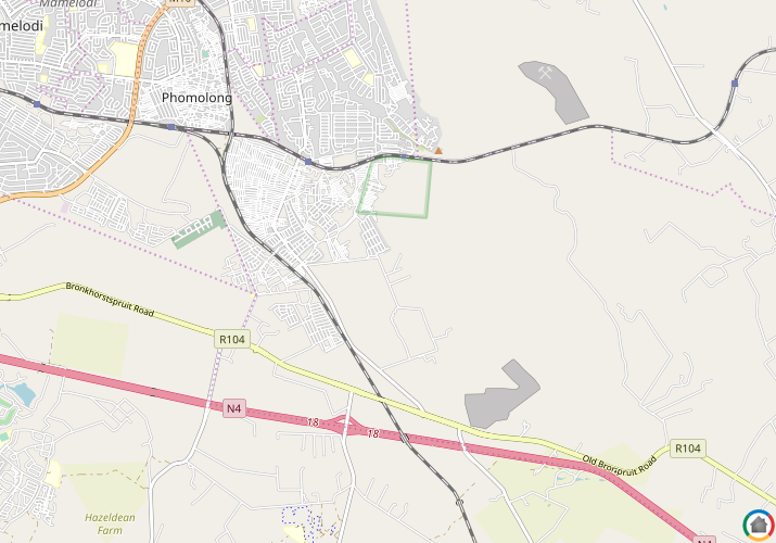 Map location of Pienaarspoort